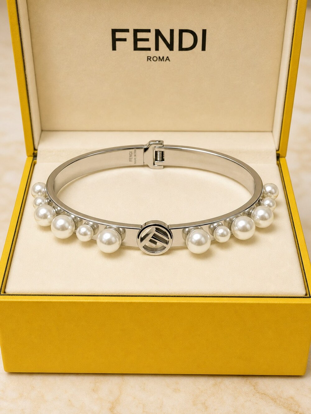 Fendi Modern Designer Bracelet Style 8 | New with Box - Picture 2 of 9